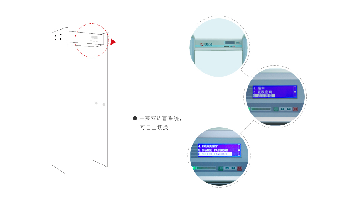 TD-800H,超值款,定制,安检门,金属探测门,产品